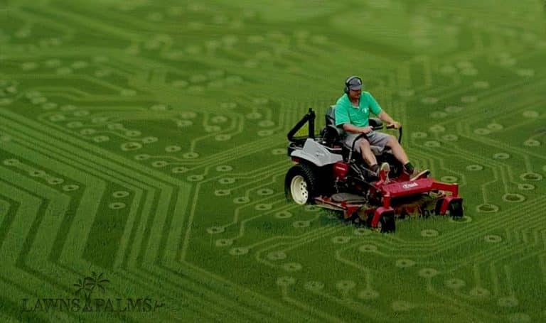 Electric Landscaping Mowing