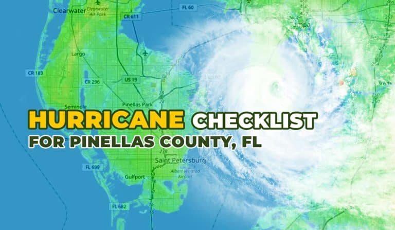 Hurricane on Pinellas County, Fl