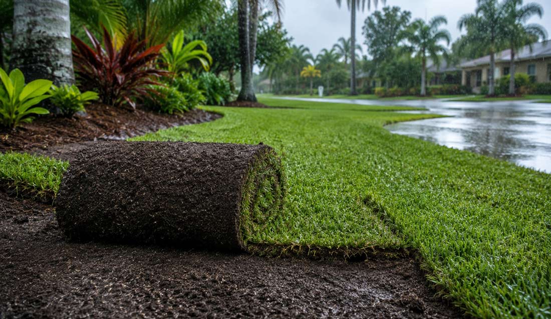 Sod Installation Now’s The Time | The Rainy Season Has Hit Pinellas County
